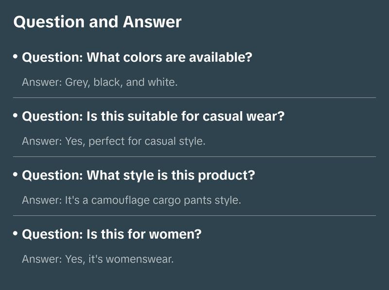 Icy City Camouflage Cargo Pants Womenswear Bottom