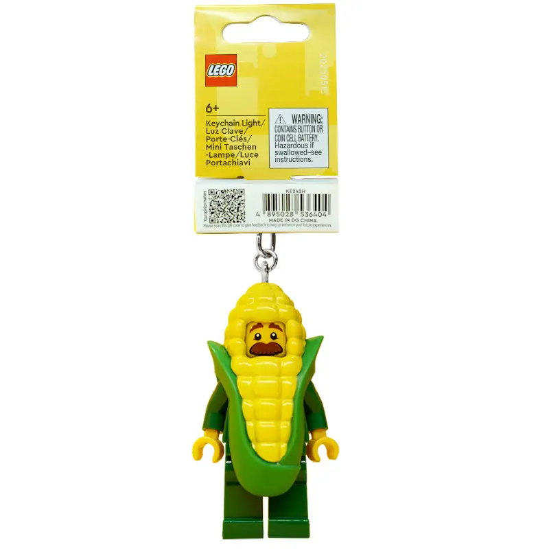 LEGO Character Series Corn Cob Figure Light-Up Keychain (KE242H)