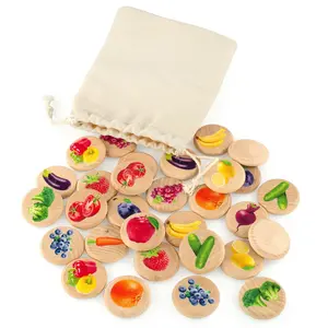 Ulanik Fruits and Vegetables Memory Game 3+