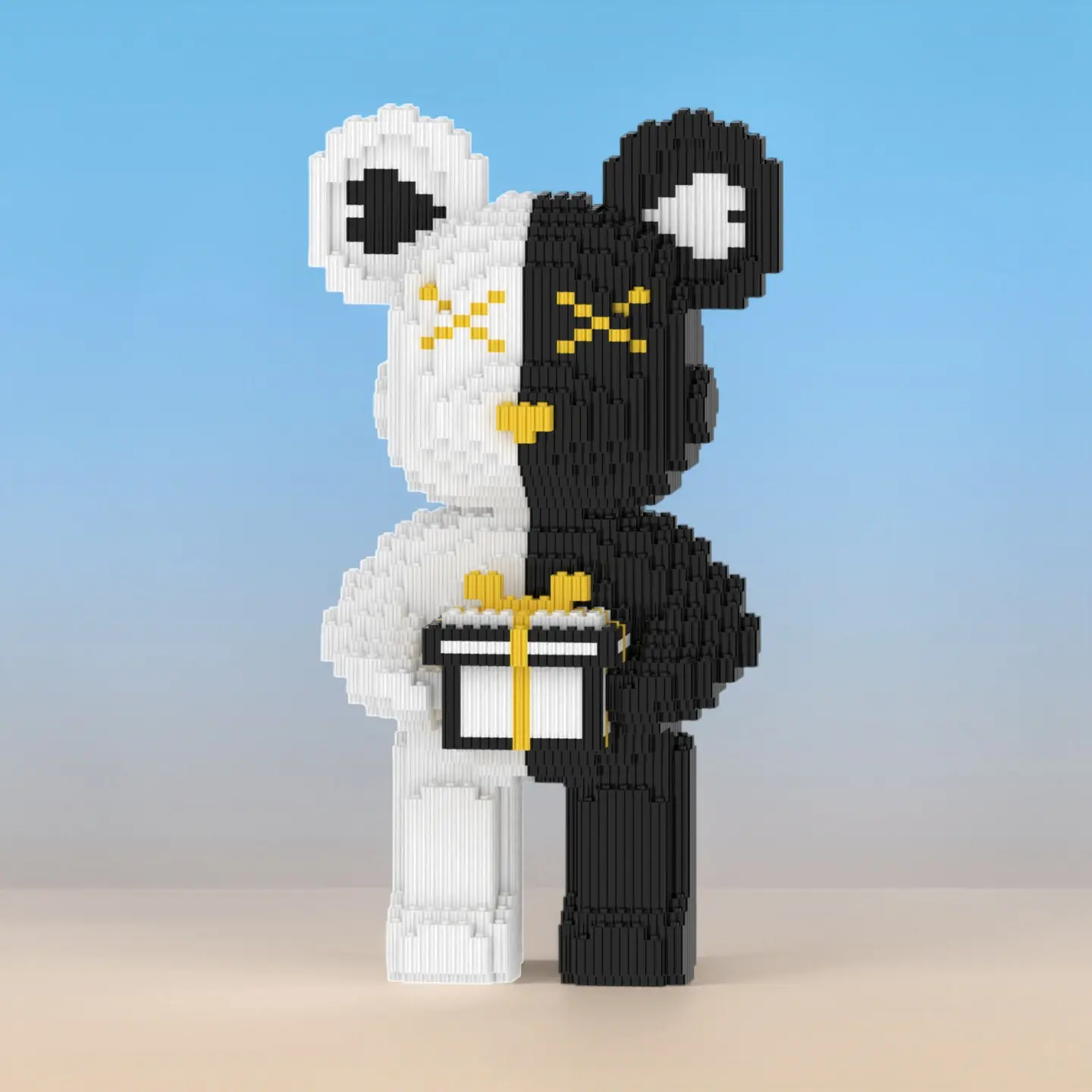 Unisex Gift Bear Building Block Sets - DIY Craft Ideas Kits, Creative Play Toys, Learning Desktop Accessories, Ideal Birthday Gift