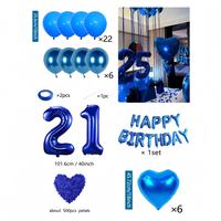 21th Birthday Balloon Set