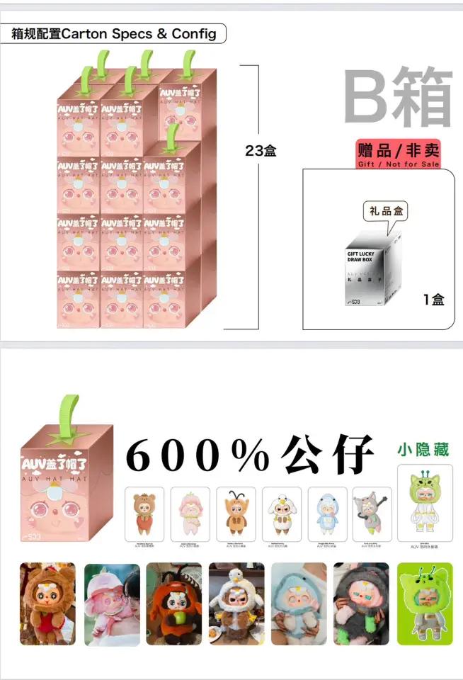 AUV HAT HAT SD3 600% Series Plush Blind Box, Giant Cute Stuffed Doll & Oversized Collectible, Unique Decorative Gift for Rodent Lovers