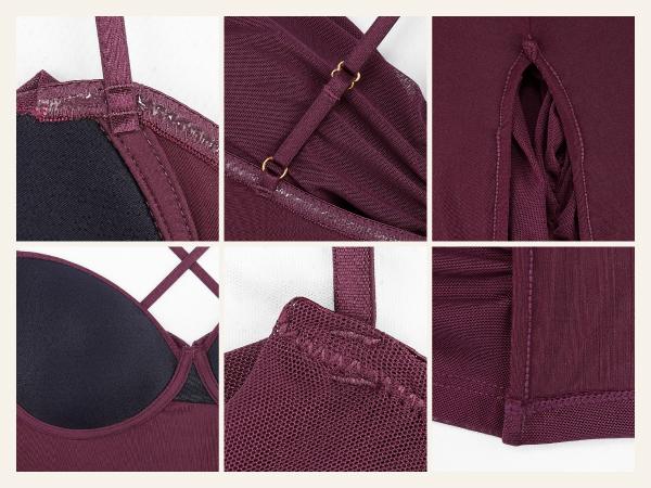 CurvySweet Women's Off-Shoulder Cross Backless Split Bodycon Dress with Built-in Shapewear & Bra Support for Cocktail Parties & Wear Formal Fit Elegant 574 SpringStatements CurvySweet Women's Off-Shoulder Cross Backless Split Bodycon Dress with Built-in Shapewear & Bra Support for Cocktail Parties & Wear Formal Fit Elegant 574 SpringStatements