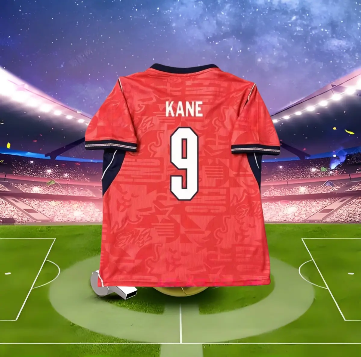 2026 Red National Team Harry Kane No. 9 Away Jersey