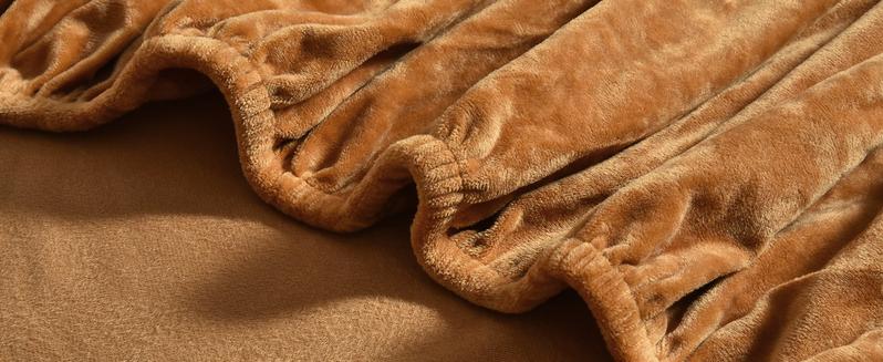 PHF Truly Velvet Fitted Sheet, Luxury Super Soft Cozy Fuzzy Fleece Bottom Sheet, Deep Pocket Up to 16",Strenghth Elastic Band, Suitable for Fall Winter Spring