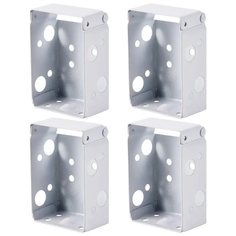 4 Pieces Blind Brackets 2 Inch Low Profile Box Mounting Bracket for ...