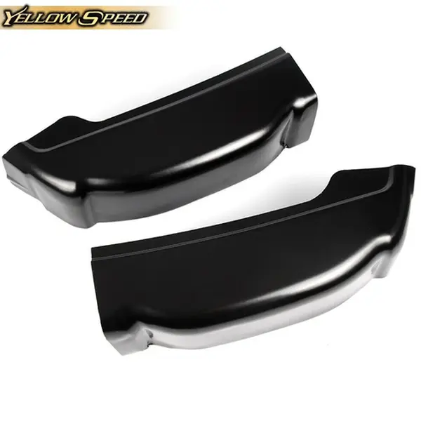 ALLGOOD 1-Pair Stamped Steel Smooth Coated Cab Corners, Vehicle Replacement Parts with Left/Right Fit for 99-07 Chevrolet Silverado, GMC Sierra 4DR Extended Cab Truck Protection Accessories, Cab Protection