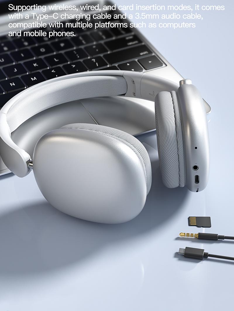 Wireless Bluetooth Headphones, Over-Ear, Hi-Res Audio, 48H Battery Life, Foldable, Mic for iOS/PC headphones Android Memory Headset, Earbud Electronic, Purple Wireless Bluetooth Headphones, Over-Ear, Hi-Res Audio, 48H Battery Life, Foldable, Mic for iOS/PC headphones Android Memory Headset, Earbud Electronic, Purple