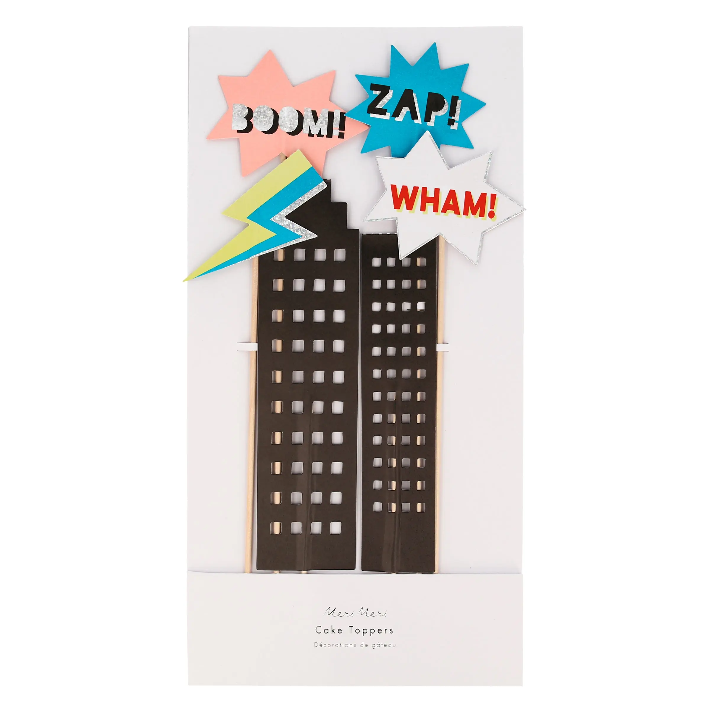 Superhero Cake Topper (x 6)