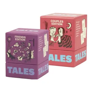 TALES Friends & Couples Night Bundle – Party Conversation Starter Card Game for Laughs, Real Talks & Unforgettable Game Nights Premium Quality Game Cards for Amazing Friends and Couples Dates ideas