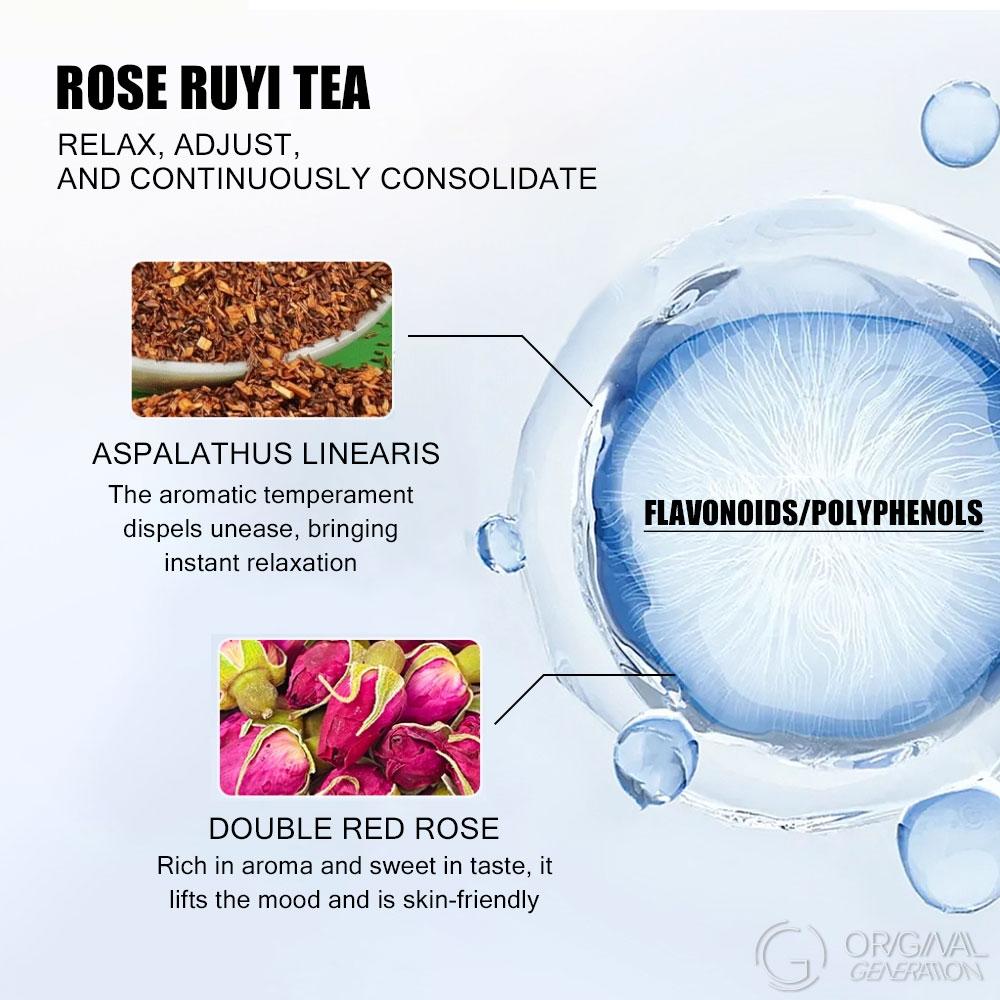 Young Tea Set 60g (6gx10pcs) Morning Afternoon Night:With Red Dates, Mulberry, Poria,,Coix Seed, Pear, Black Wolfberry Jasmine,Ophiopogon Japonicus Pear Red Ginseng Astragalus,Longan Double-petal red rose; Black wolfberry