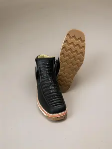 170874 - El Besserro Men's Casual Shoes Imitacion Coco-Belly Negro