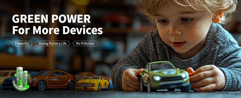 EBL Ni-MH AA AAA Rechargeable Batteries Combo