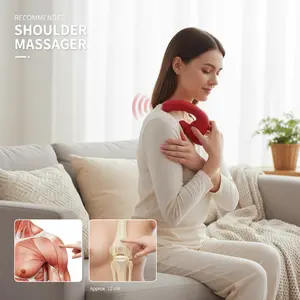 New Neck Massage Pillow Full Body Home Use Heat Therapy Multi-Functional Waist Massager Infrared Heating Kneading Massage Stress Relief Gift, Outdoor Fun, Birthday Gift, Christmas Gift