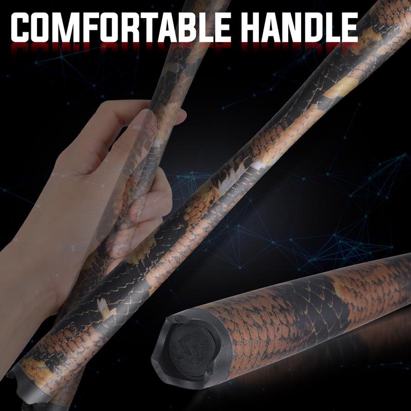 Sougayilang casting rod and reel combo set, featuring an IM6 carbon two-piece rod blank, stainless steel guides with ceramic inserts, ergonomic EVA handle and butt, available in split or one-piece rear handle designs, and six models to choose from.