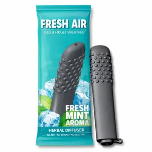 HealthChews Aroma Breathers Limited Edition Essential Oil Aromatherapy Wellness Tool (Non-Edible, Reusable, Portable, Stress Relief & Focus) Solution Therapeutic