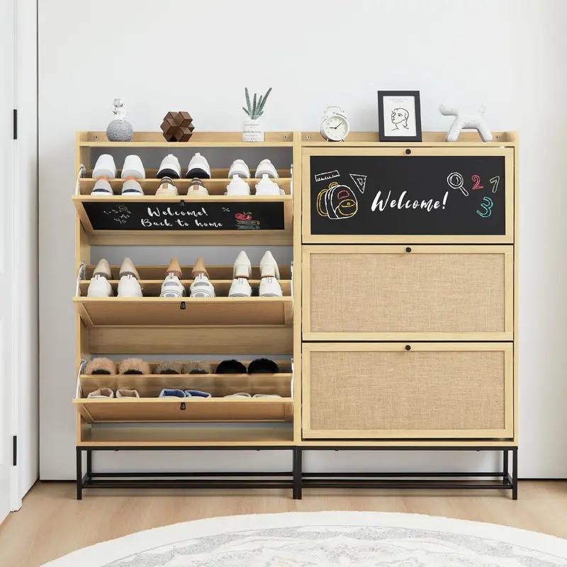 Giratree Shoe Cabinet with Flip Drawers