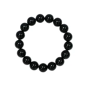 Obsidian Protection Black Beads for DIY Beading & Jewelry Making, Chinese Feng Shui Energy Taoist Accessory - Energy Bracelet, Spiritual Bracelet