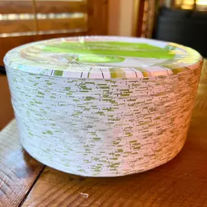 100 Count Disposable Everyday Paper Plates, 8.62 Inch