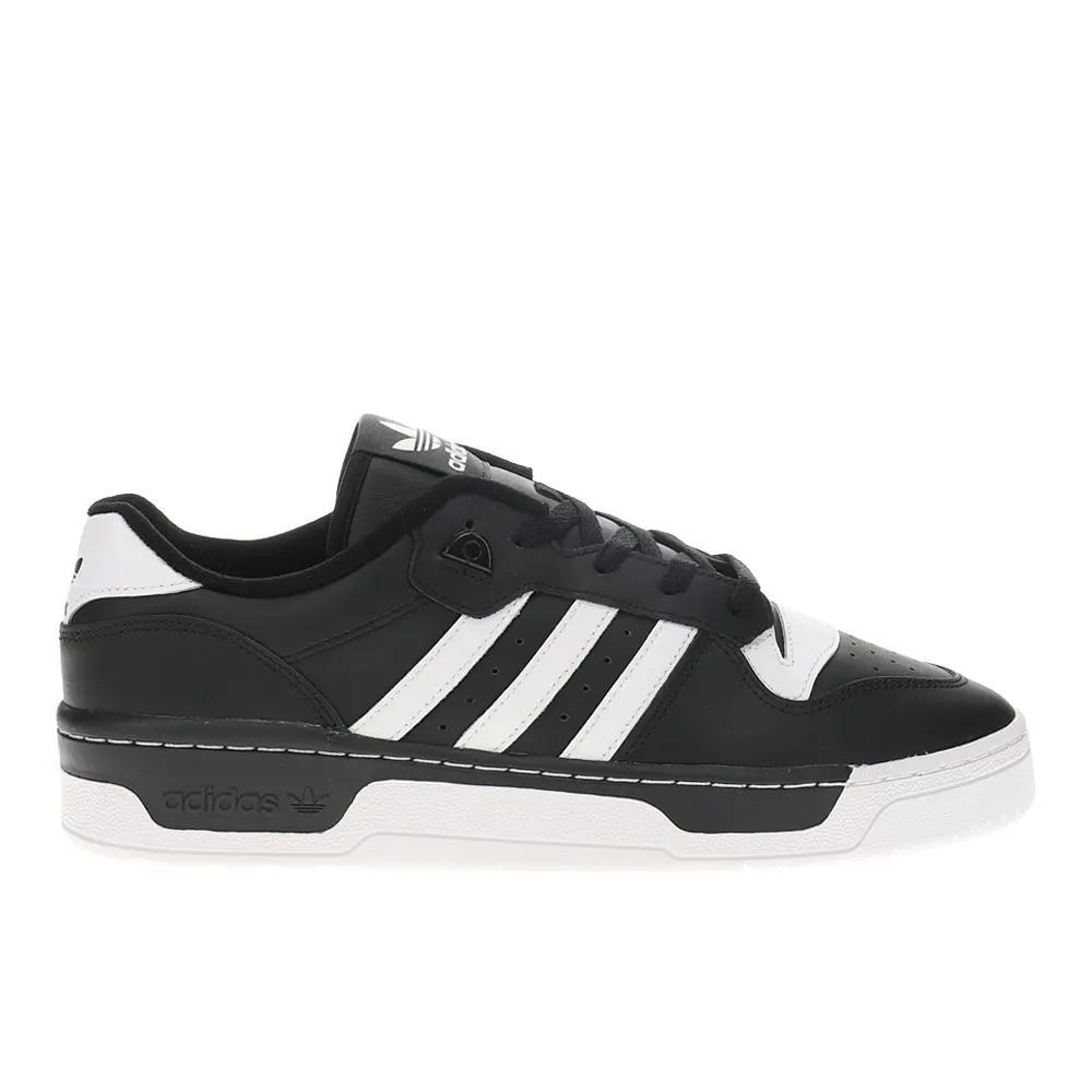 adidas Mens Rivalry Low Sneakers Shoes Casual - Black
