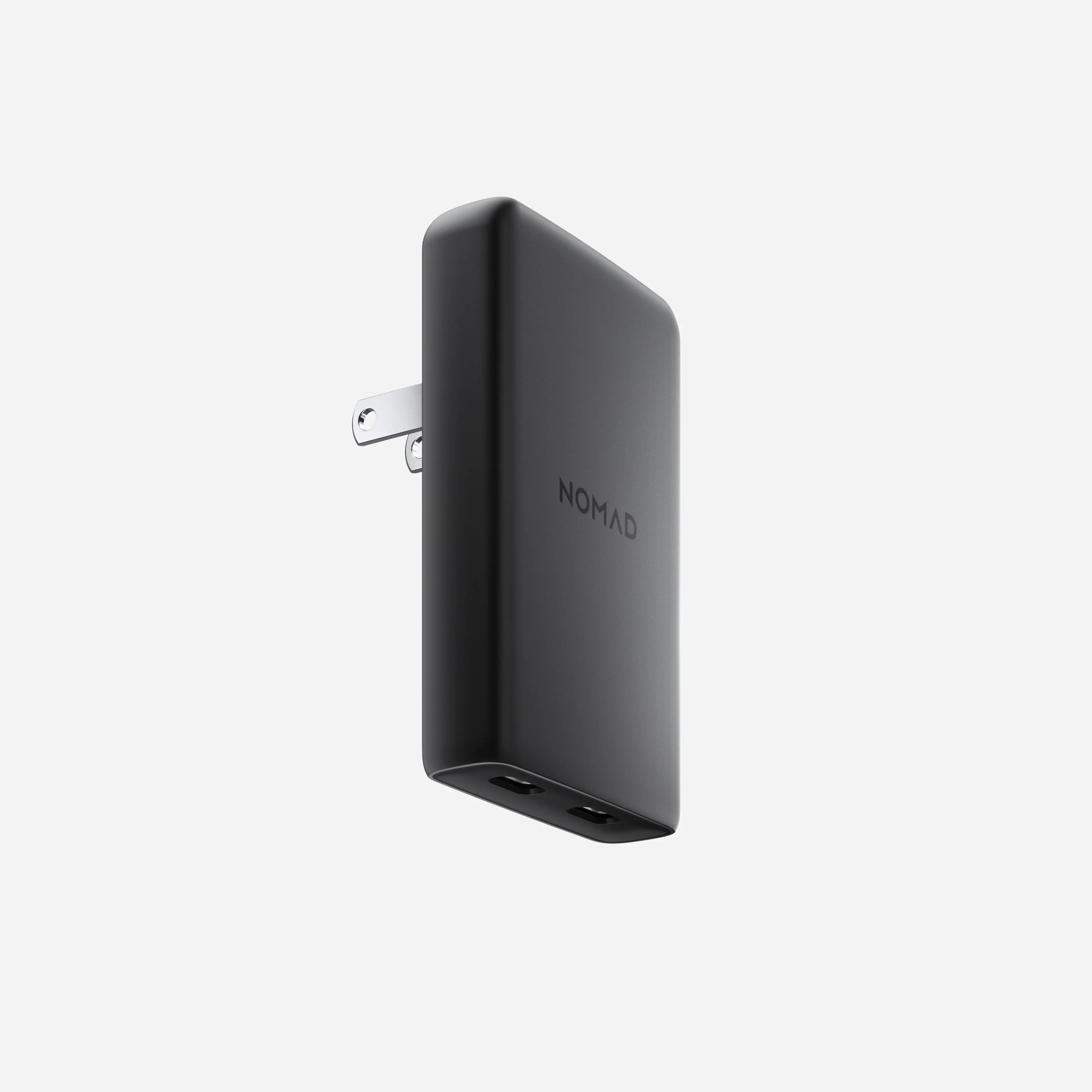 NOMAD 65W Slim GaN USB-C Carbide Charger, Super Fast Charging Type-C Charger for Mobile Devices with Dual Ports