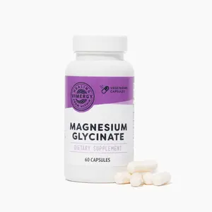 Vimergy Magnesium Glycinate 60 Servings | High-Absorption Supplement for Stress & Sleep