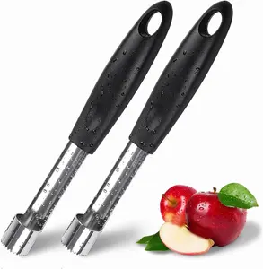 2PCS Stainless Steel Apple & Cupcake Corer Set, Fruit Vegetable Core Remover, Kitchen Tool