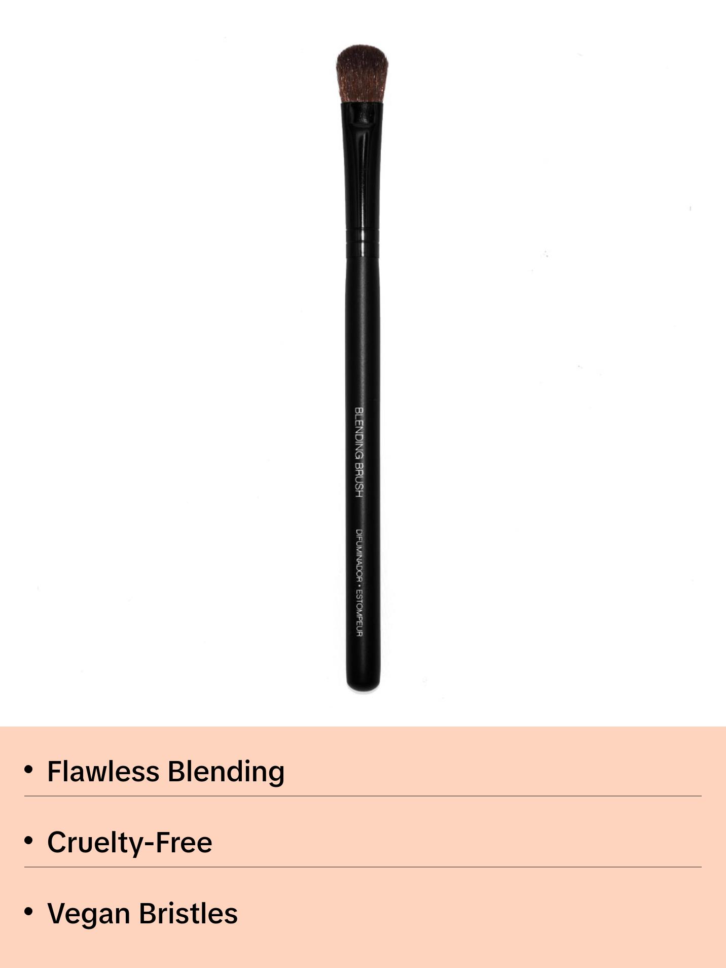 Palladio Shadow Blending Makeup Brush, Wide Brush Head, Flawless Blending, Smooth Finish, Synthetic Natural Bristles, Soft Feel, Comfortable Grip, Professional Application