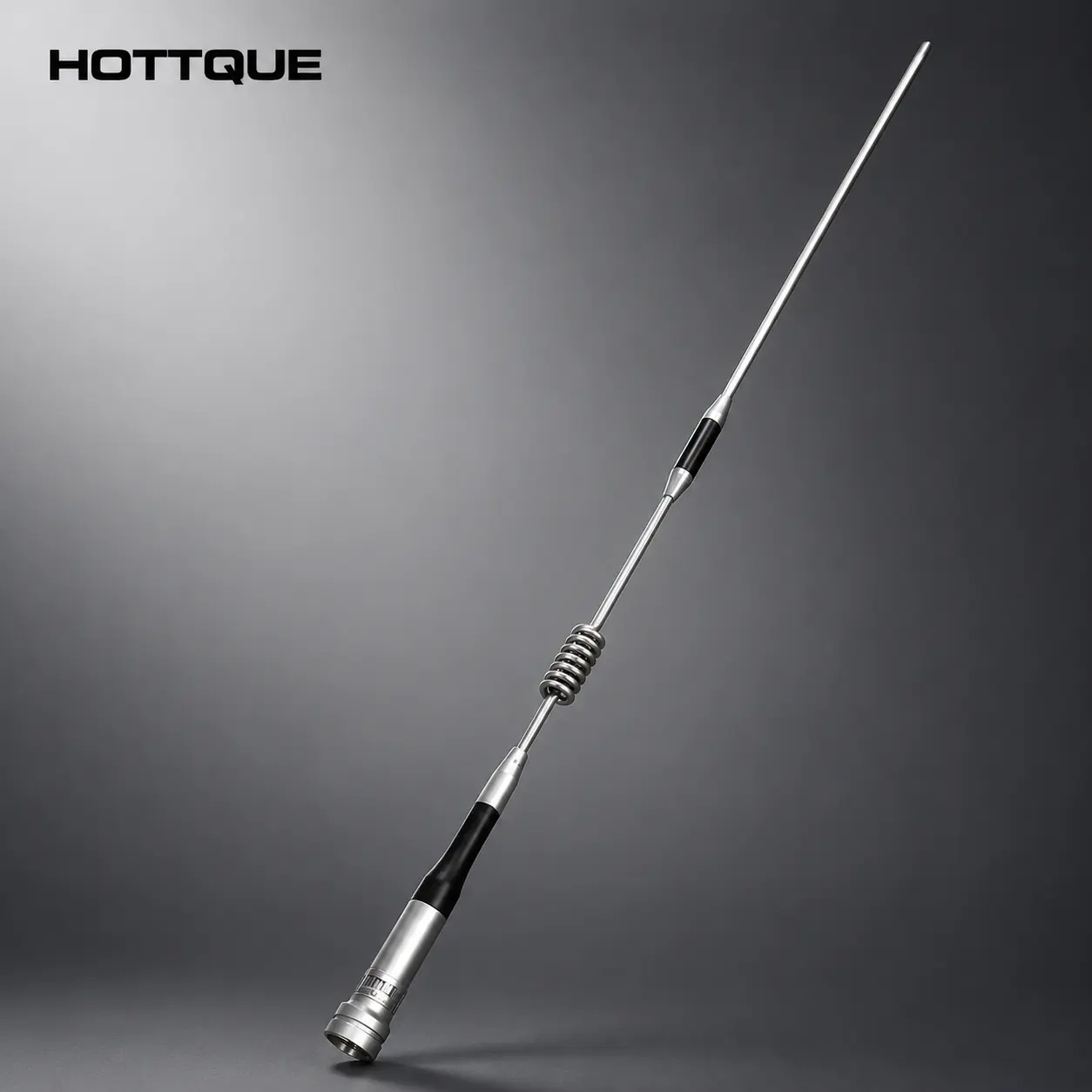 Car Radio Antenna, 40cm (15.7in) Aircraft-Grade Rust-Resist Stainless Steel, Dual-Band VHF-UHF, Loading Coil, Signal Boost, Secure Threaded Tight Fit, 5-Min PL-259 Connector Install, for Trucks, SUVs, All Seasons