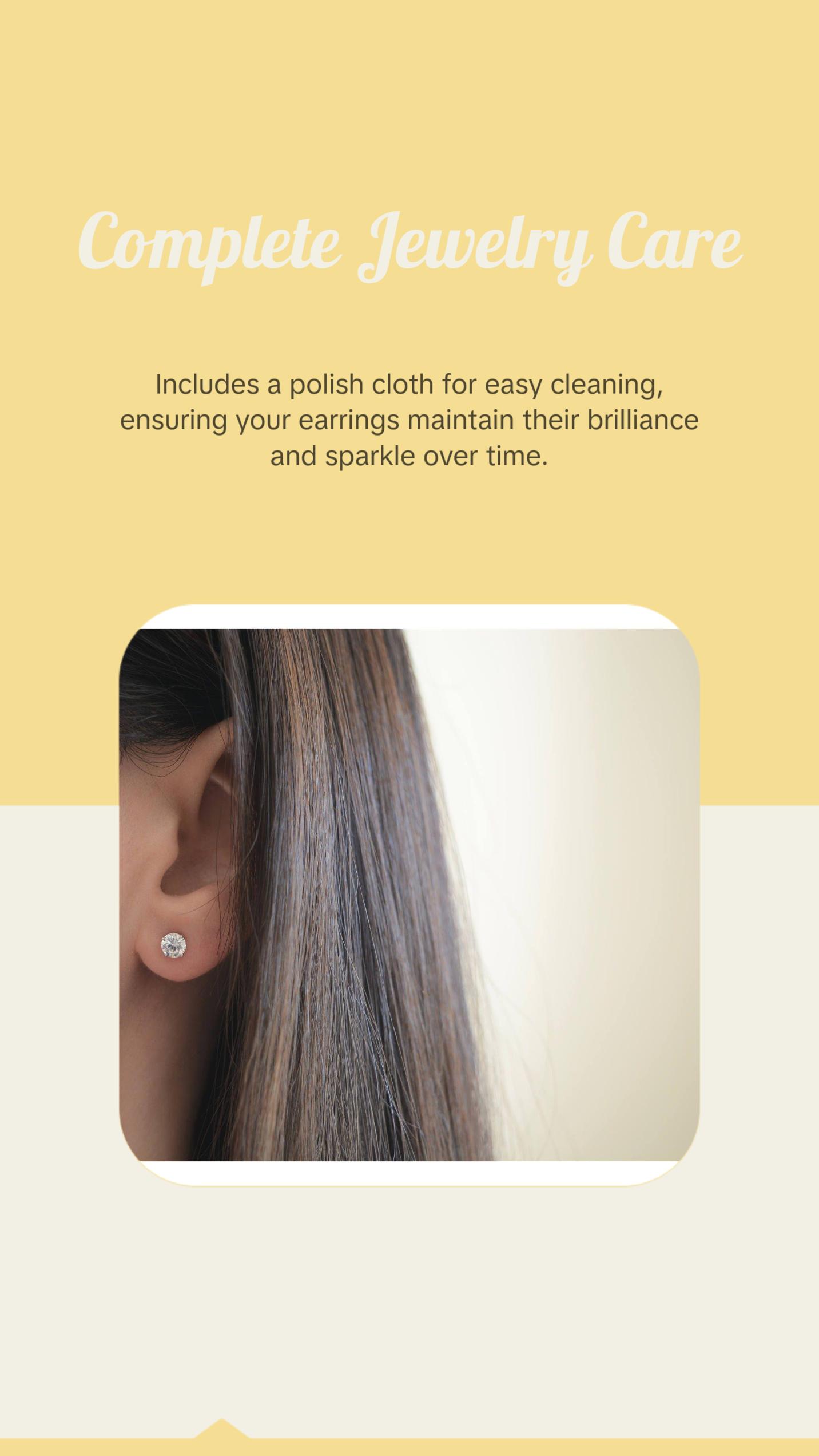 5mm Round Basket Stud Earrings