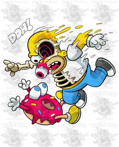 Urban Cartoon 1 DTF Transfer