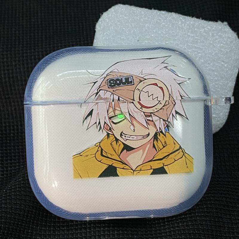 Anime Inspired Wireless Earphone Berserk Solo LVL Soul Eater Protective Case Manga Cover for Air-pods4/3/pro2 Gaming Earbud Protection Audio Aesthetic Headset #FallFreshness