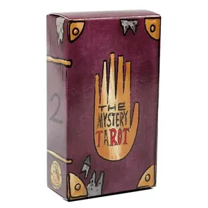The Mystery Tarot Cards Deck with 78 Pcs Mystery Tarot Cards Deck Gravity Falls Inspired English Version Witchy For Beginner Classic Divination Tarot Cards
