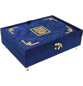 Holy Quran Keepsake Beyza Gift Set - Blue
