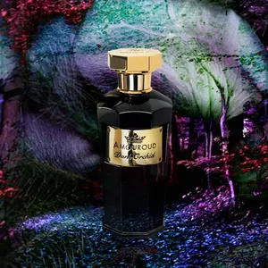 Amouroud Dark Orchid Eau de Parfum 100ml - Floral Woody Fragrance with Black Gardenia & Spiced Orchid Notes Made in USA