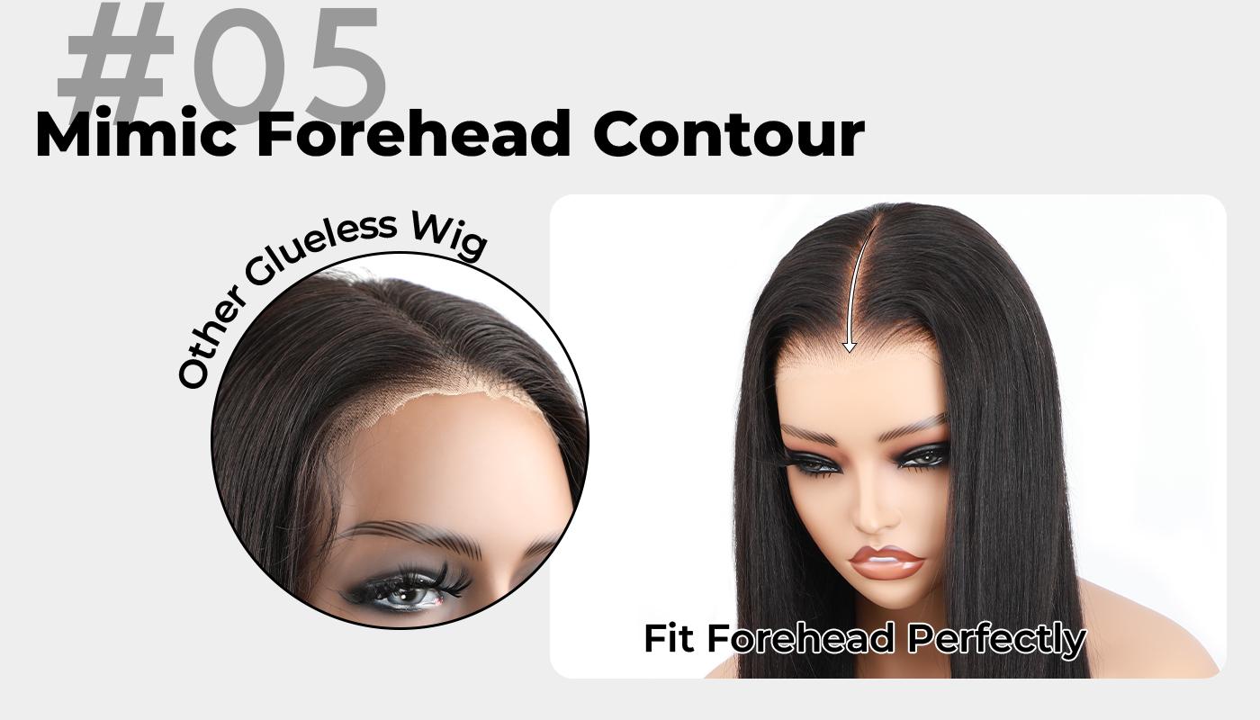 OQ HAIR Kinky Straight Wavy 9x6 Glueless Wig Human Hair Full 250% Density Lace Front Wear Go Wig Pre Cut Lace Pre Bleached Tiny Knots Beginner Friendly
