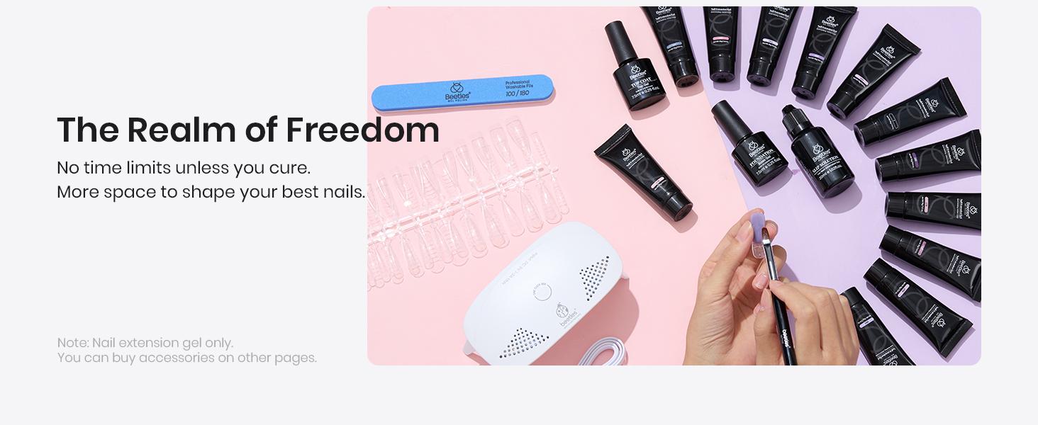 Beetles Nail Extension Poly Gel, Professional DIY Nail Art for Starter, Gift for Women gift for girls, Nail Manicure at home,  Beginner friendly #cozyvibes #effortlessbeauty