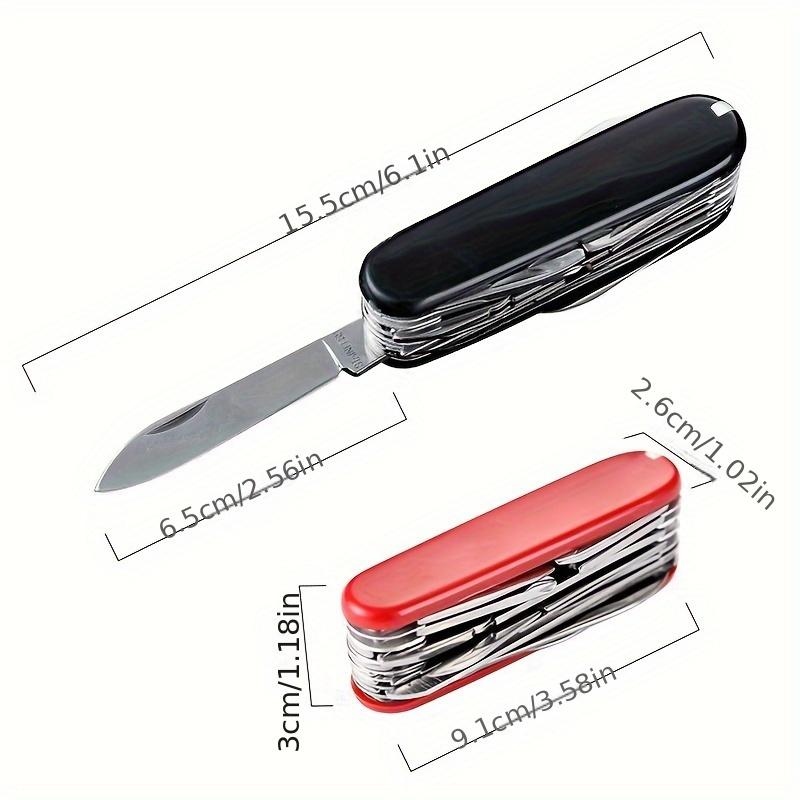 Ultimate Multi-Tool Kit,multi-purpose,tool, featuring a folding knife, screwdriver, bottle opener, scissors, and pliers. Perfect for camping, emergencies, and daily use. An ideal birthday and Valentine's Day gift for men, fathers, and husbands. Toolkit