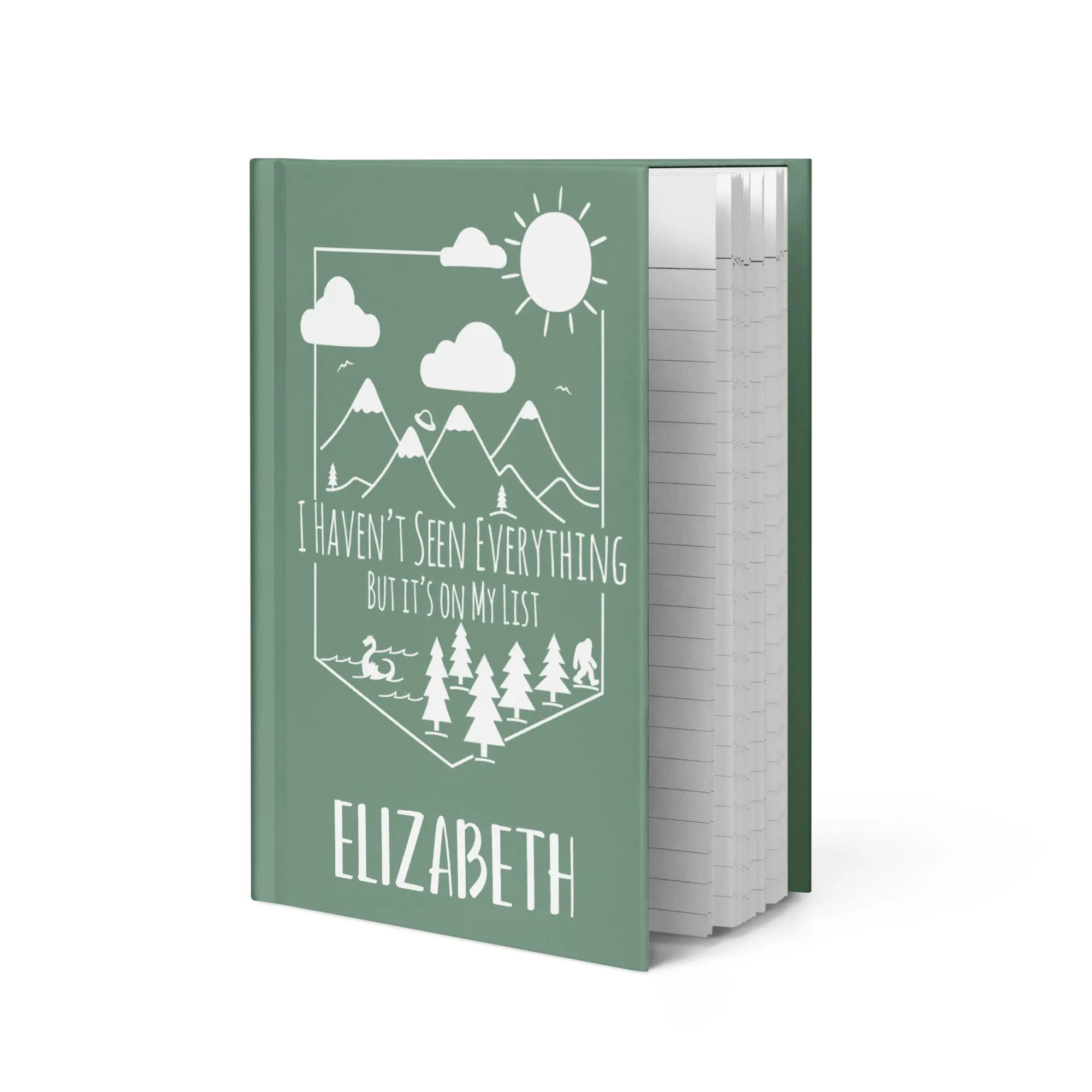 Personalized Adventure Travel Hardcover Journal