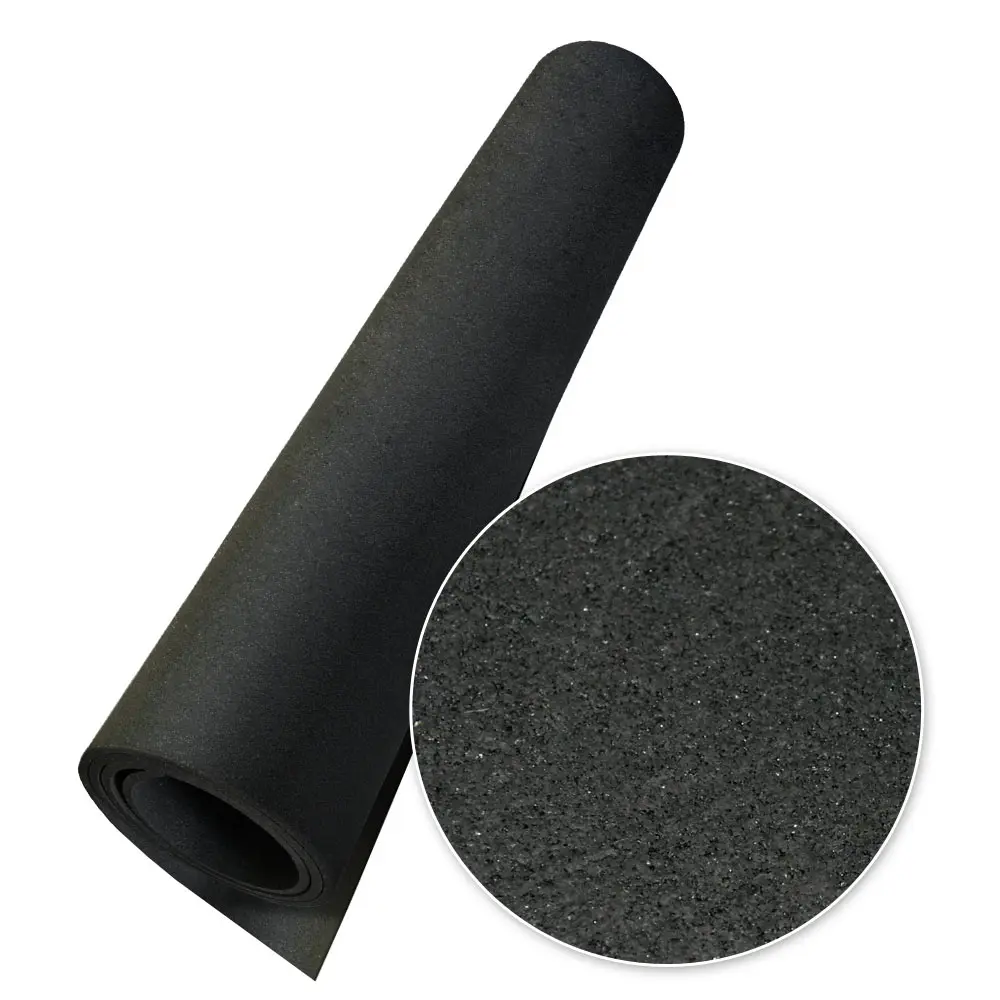 Rubber-Cal Recycled Rubber Flooring Rolls - 3/8in Thick