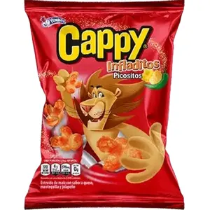12 bags  Cappy infladitos con queso y mantequilla picositos rojos  Snack Crispy delicius flavor