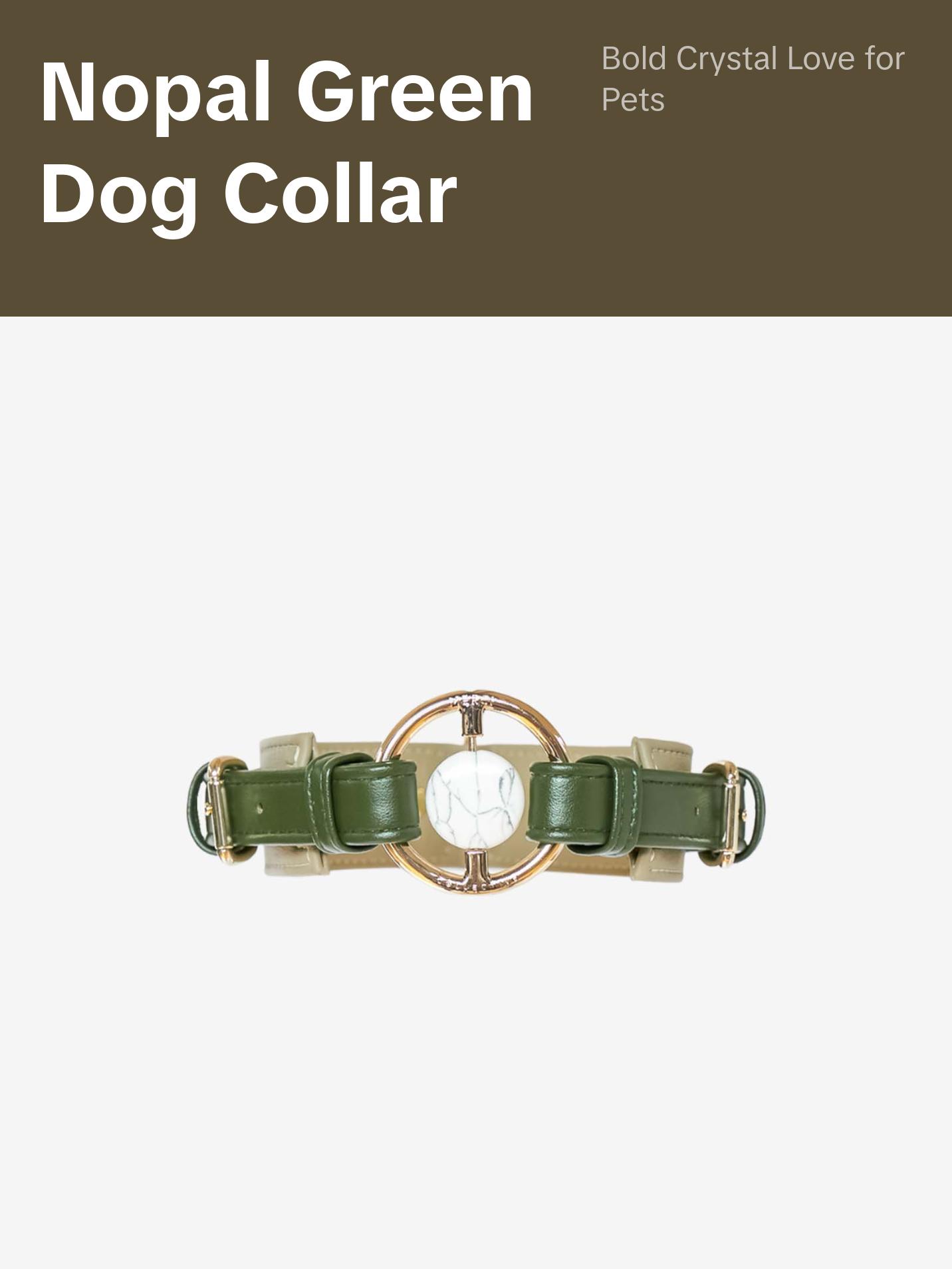 Baby It's You Collar - Nopal Green