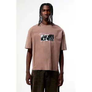 Pacsun Men's What Remains Cropped Boxy T-Shirt Pacsun Men's What Remains Cropped Boxy T-Shirt