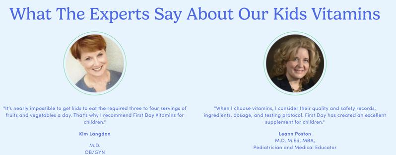 BUNDLE & SAVE FIRST DAY Kids and Women's Multivitamin Gummies - Organic Blend of 21 Superfoods and 9 Essential Vitamins - No Junk, Vegan, Non GMO, Gluten Free - 30-Day Supply