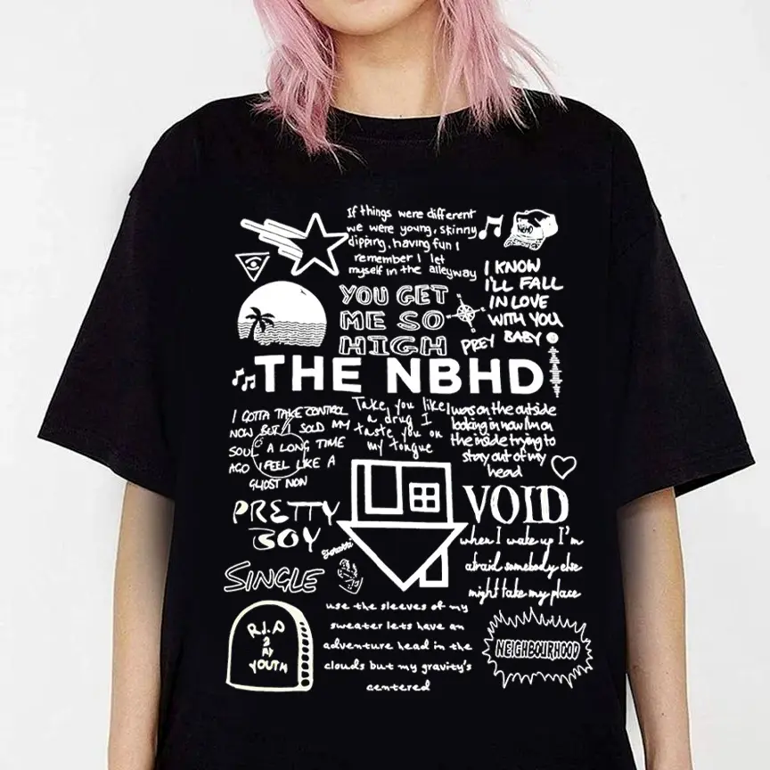 The Neighbourhood Unisex T-Shirt, Alternative Rock Casual Cotton Tee YG300109