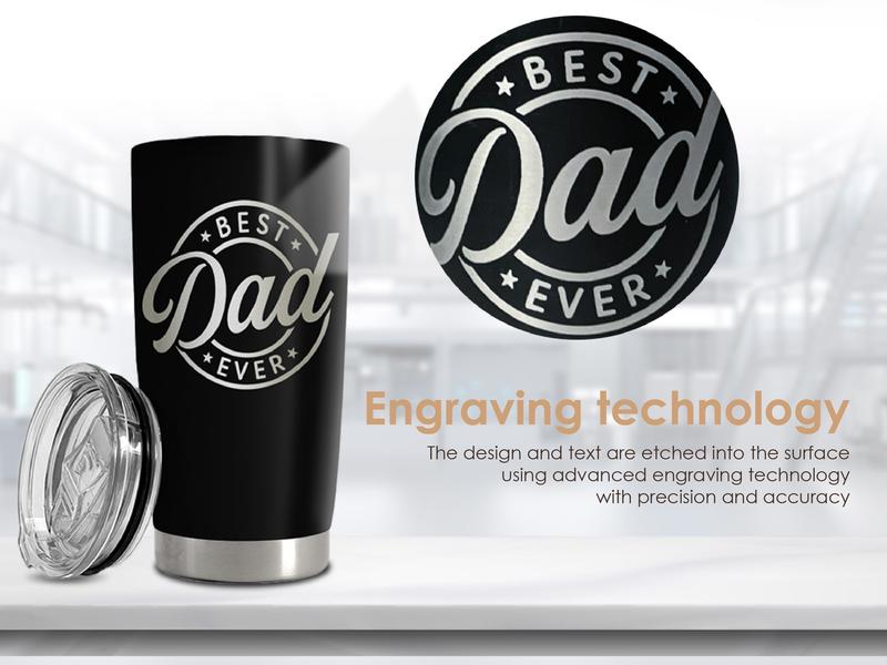 Sandjest Dad Collection 20oz Tumbler with Lid, Stainless Steel Insulated Vacuum Cup, Double Wall Coffee Travel Mug for Christmas Birthday Men Gift Sandjest Dad Collection 20oz Tumbler with Lid, Stainless Steel Insulated Vacuum Cup, Double Wall Coffee Travel Mug for Christmas Birthday Men Gift