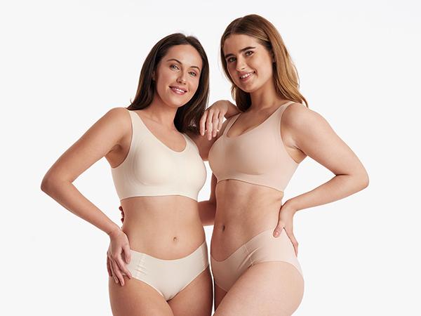 Momcozy Seamless Bra for Women, EB007 Comfort Soft Support Bra, Wireless Full-Coverage Everyday Bra Invisible Bralette 1 Pack Womenswear Underwear Lady Comfortable Basic Sexy Minimalist maternity  undies
