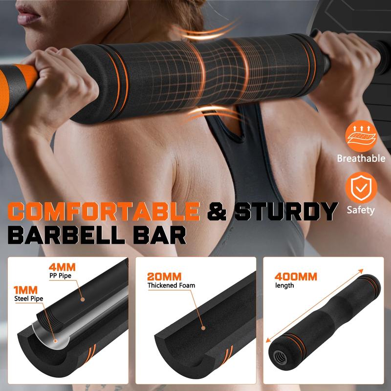 GIKPAL 44Lb 4-In-1 Adjustable Dumbbells Set Free Weight Set with Connector Used as Barbell, Kettlebells, Push up Stand, Fitness Exercises for Home Gym Suitable Men/Women