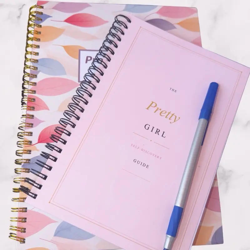Self Discovery Journal for Women, Confidence, Anxiety Prompts | (A5 notebook)