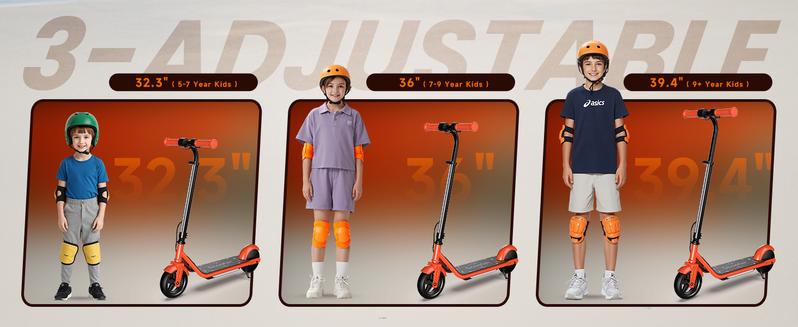 【Best Gifts】Electric Scooter for Kids, 150W Motor, 10MPH, 9 Miles, Dual Speed, 18V 2.6Ah Battery, 6'' Tires, Disc Brakes, Folding Kids Electric Scooter for Ages 6-12